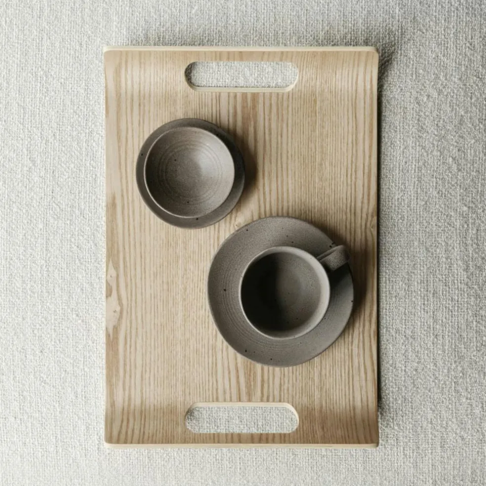 KUMI Coffee Cup With Saucer 2-pack, Fungi