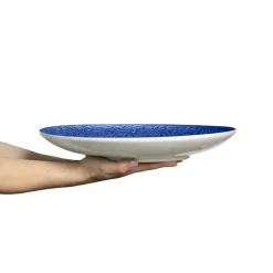 Lace Platter 34 cm, Sand