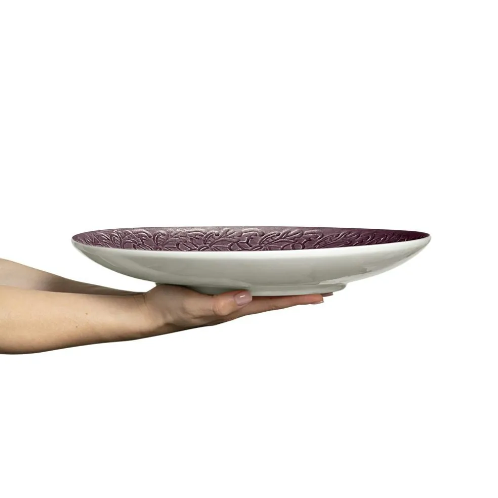 Lace Platter 34 cm, Sand