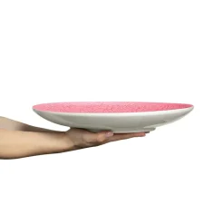 Lace Platter 34 cm, Sand
