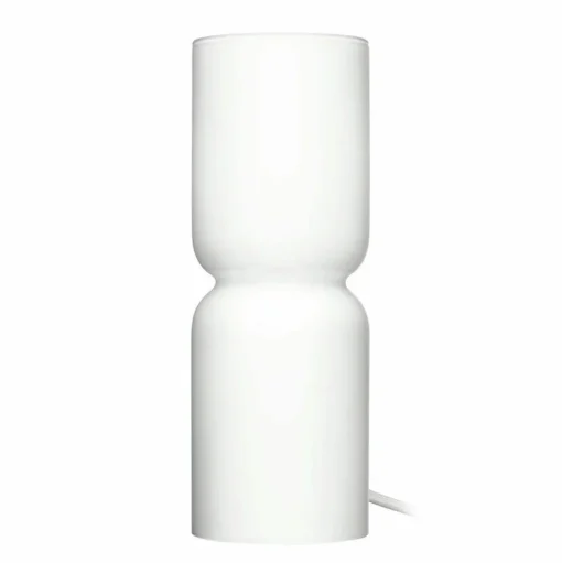Lantern Table Lamp 25cm, White