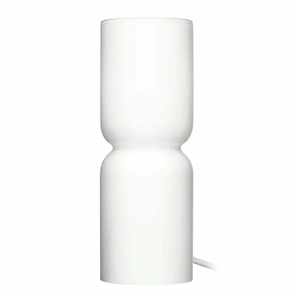 Lantern Table Lamp 25cm, White
