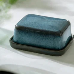 Lave Butter Dish, Grey