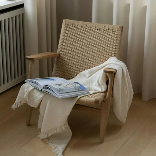 Lavender Throw 130x180 cm, Brown