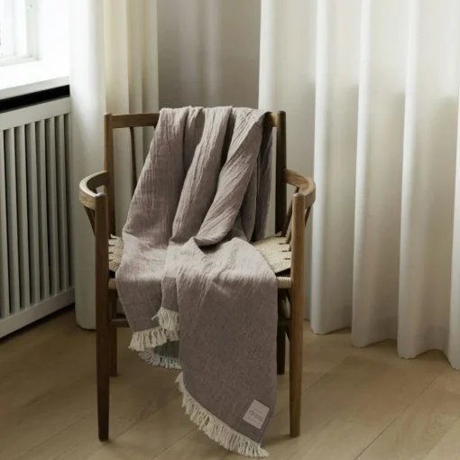 Lavender Throw 130x180 cm, Brown