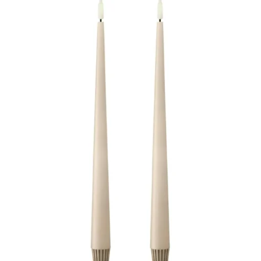Led Candles 2-pack 40 cm, Deep Wine