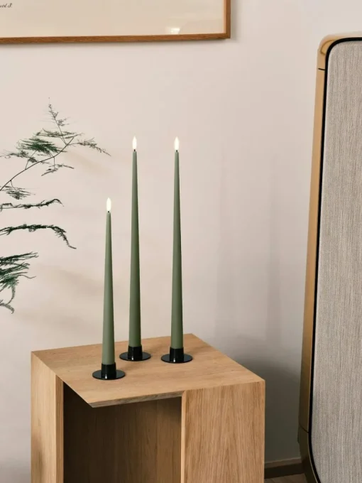 Led Candles 2-pack 40 cm, Deep Wine