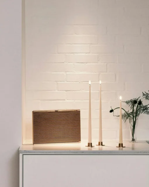 Led Candles 2-pack 40 cm, Deep Wine