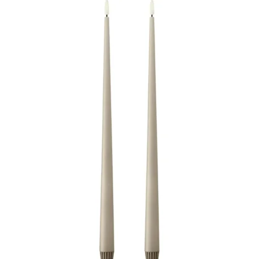 Led Candles 2-pack 40 cm, Deep Wine