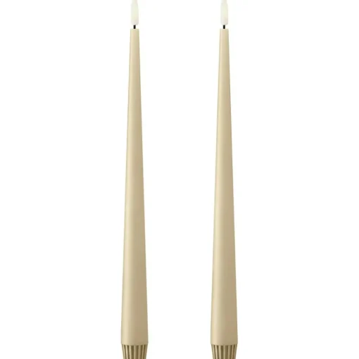 Led Candles 2-pack 40 cm, Deep Wine