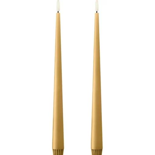 Led Candles 2-pack 40 cm, Deep Wine