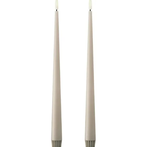 Led Candles 2-pack 40 cm, Deep Wine