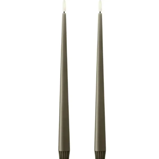 Led Candles 2-pack 40 cm, Deep Wine