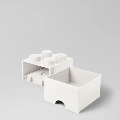 LEGO® Drawer 4 Knobs, White