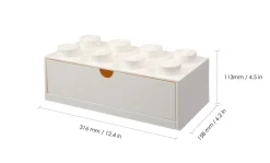 LEGO® Storage With Drawer 8 Knobs, Red