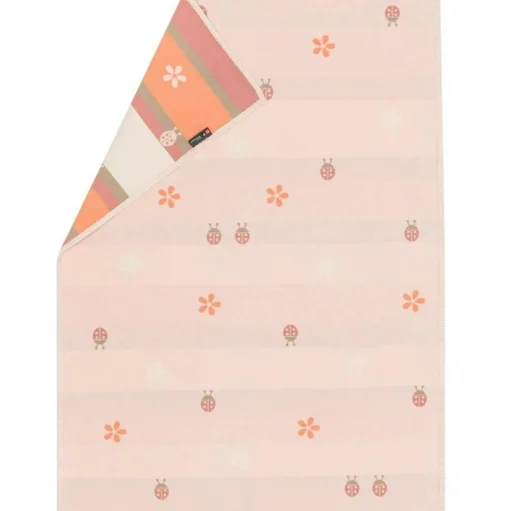 Lena Baby Blanket 75x100 cm Ladybugs, Pink