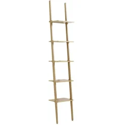Libri Shelf 227 cm, Lacquered Oak