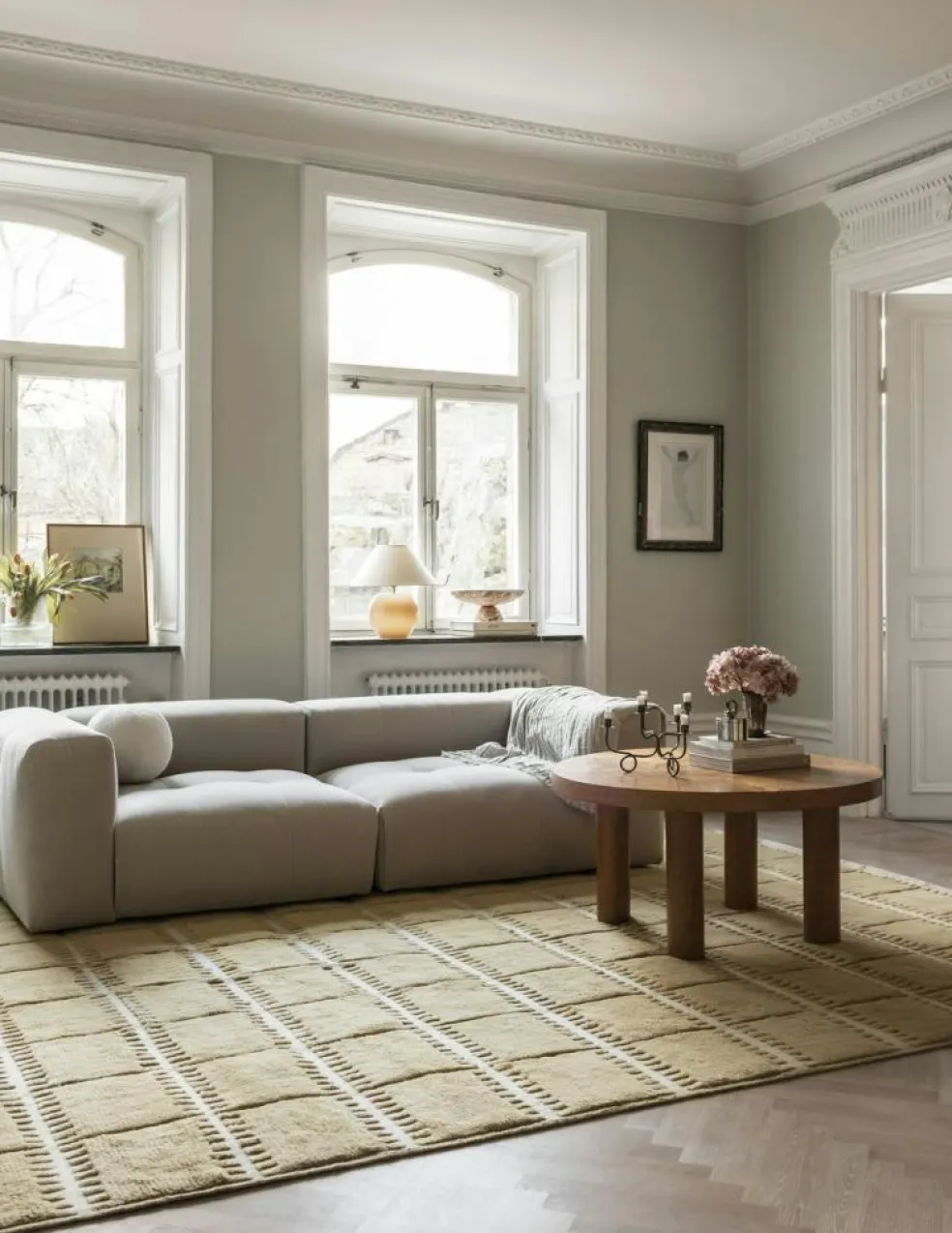 Lilly Wool Rug 180x270 cm, Claret Red