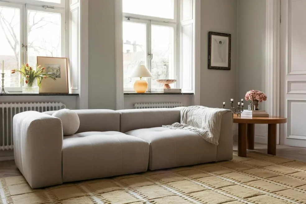 Lilly Wool Rug 180x270 cm, Claret Red