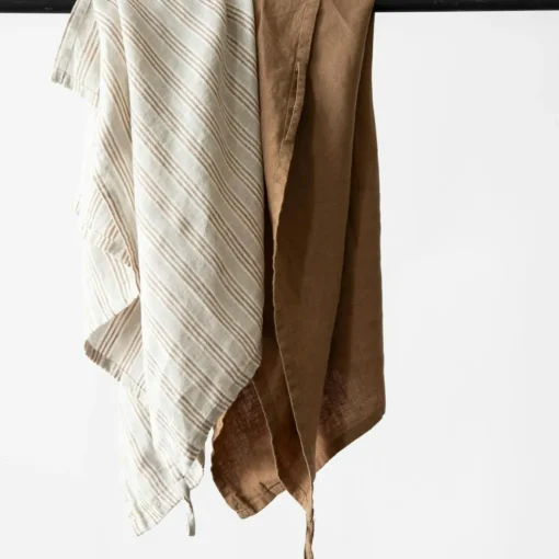 Linen Kitchen Towel 50x70 cm, Bleached White