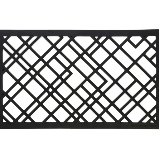 Lines Doormat 45x75 cm, Black
