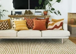 Lodi Cushion Cover Cactus Green / Spicy Yellow / Off-White, 40x60 cm