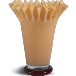 Lori Vase 20,5 cm, Yellow / Bordeaux