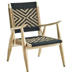 Lounger Mango Wood, Black