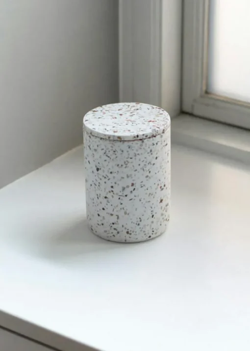 Lucca Jar With Lid 14 cm, Black