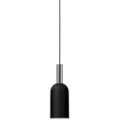 Luceo Cylinder Lamp, Black/Clear