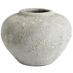 Luna Decorative Pot Light Grey, 38 cm