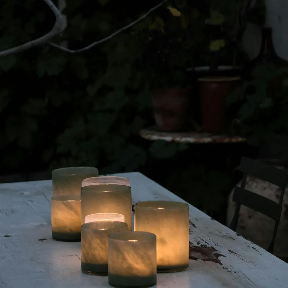 Lyric Candle Holder L, Dark Grey