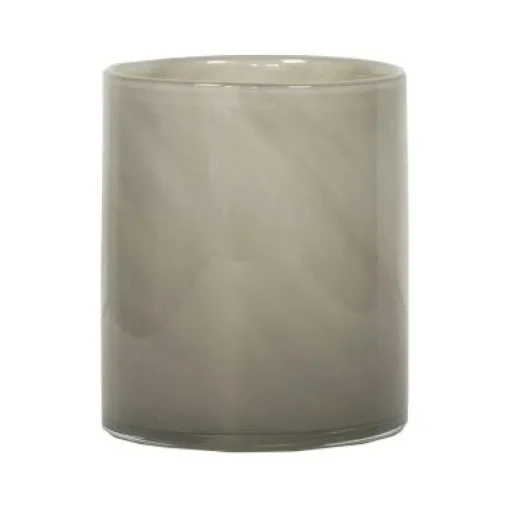 Lyric Candle Holder L, Dark Grey