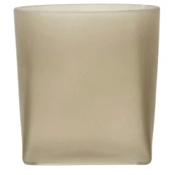 Made Candleholder 20 cm, Light brown
