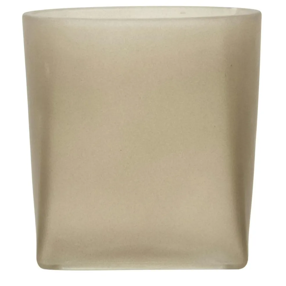 Made Candleholder 20 cm, Light brown