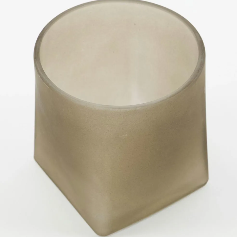 Made Candleholder 20 cm, Light brown