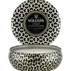Maison 3-Wick Tin Scented Candle, Crisp Champagne