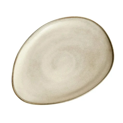 Mame Dinner Plate, Oyster