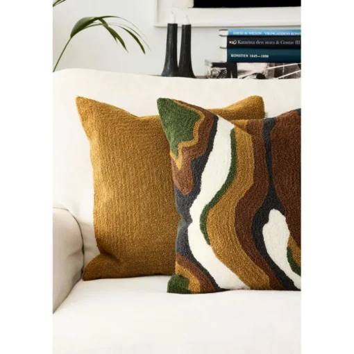 Mani Cushion Cover Bouclé 40x60 cm, Terracotta