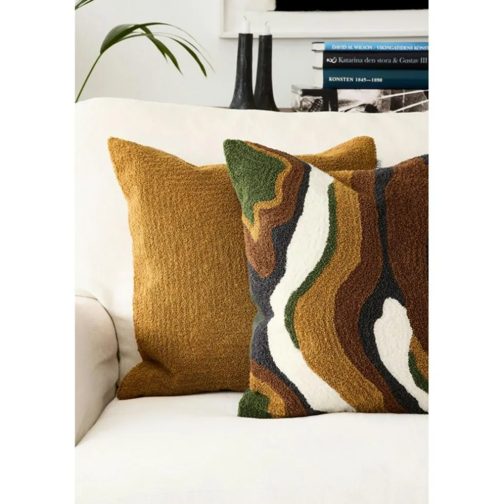 Mani Cushion Cover Bouclé 40x60 cm, Terracotta