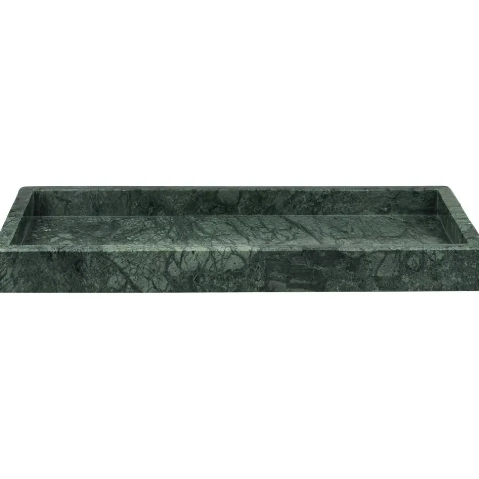 MARBLE Tray 16x31 cm, Dark Forest