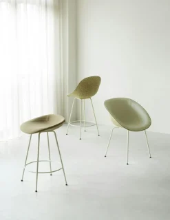 Mat Bar Chair 75 cm, Seaweed / Black