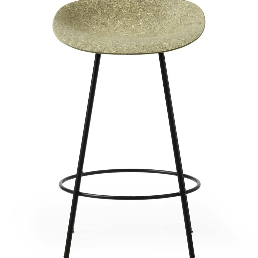Mat Barstool 65 cm, Seaweed / Cream