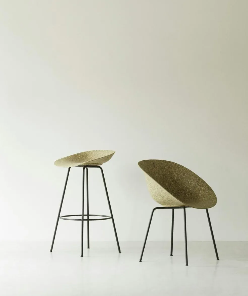 Mat Barstool 65 cm, Seaweed / Cream