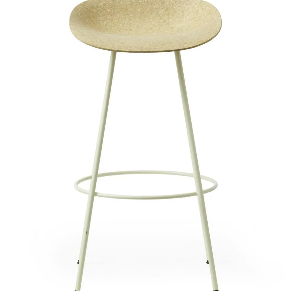 Mat Barstool 65 cm, Seaweed / Cream