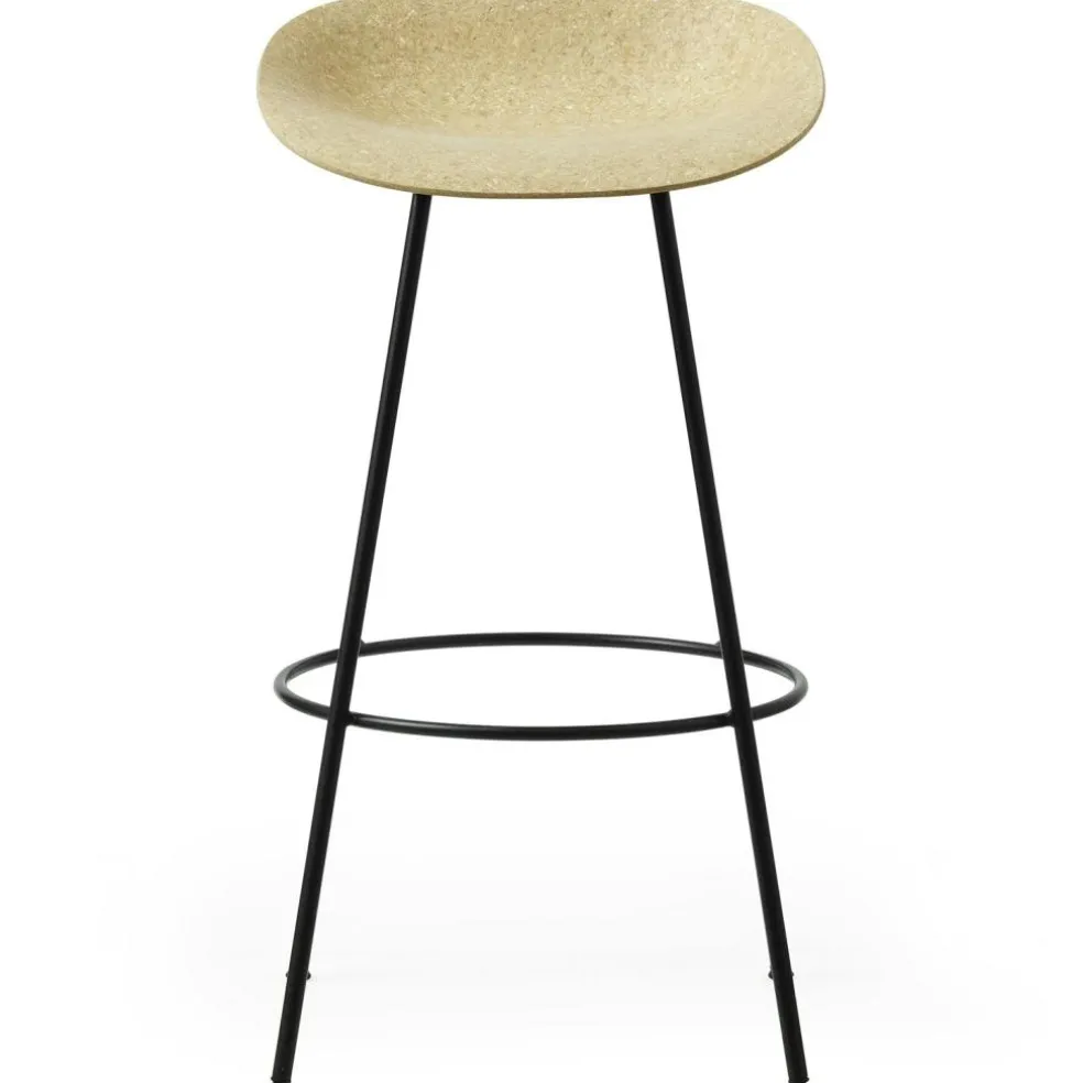 Mat Barstool 65 cm, Seaweed / Cream