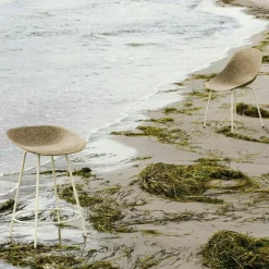 Mat Barstool 65 cm, Seaweed / Cream