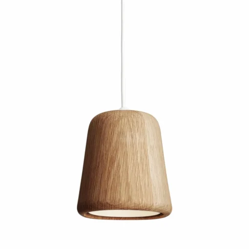 Material Pendant Lamp, Black/Smoked Oak