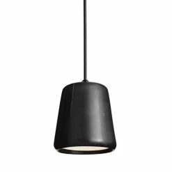 Material Pendant Lamp, Black/Smoked Oak