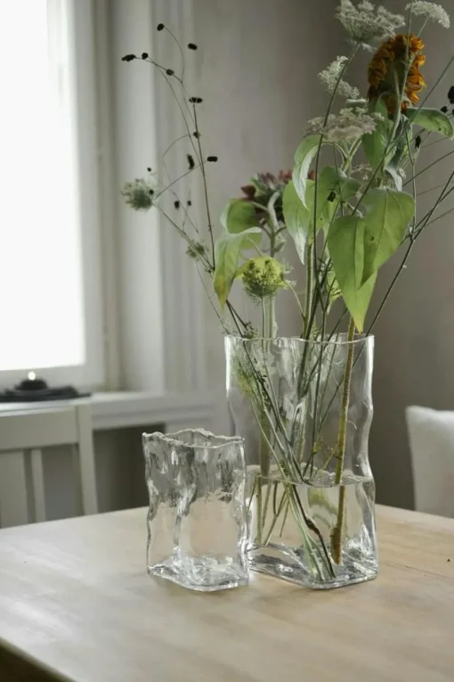 Meadow Vase 15x18 cm, Clear